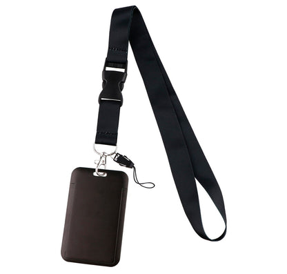Lanyard y Porta credencial Negro