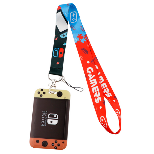 Lanyard y Porta credencial Nintendo
