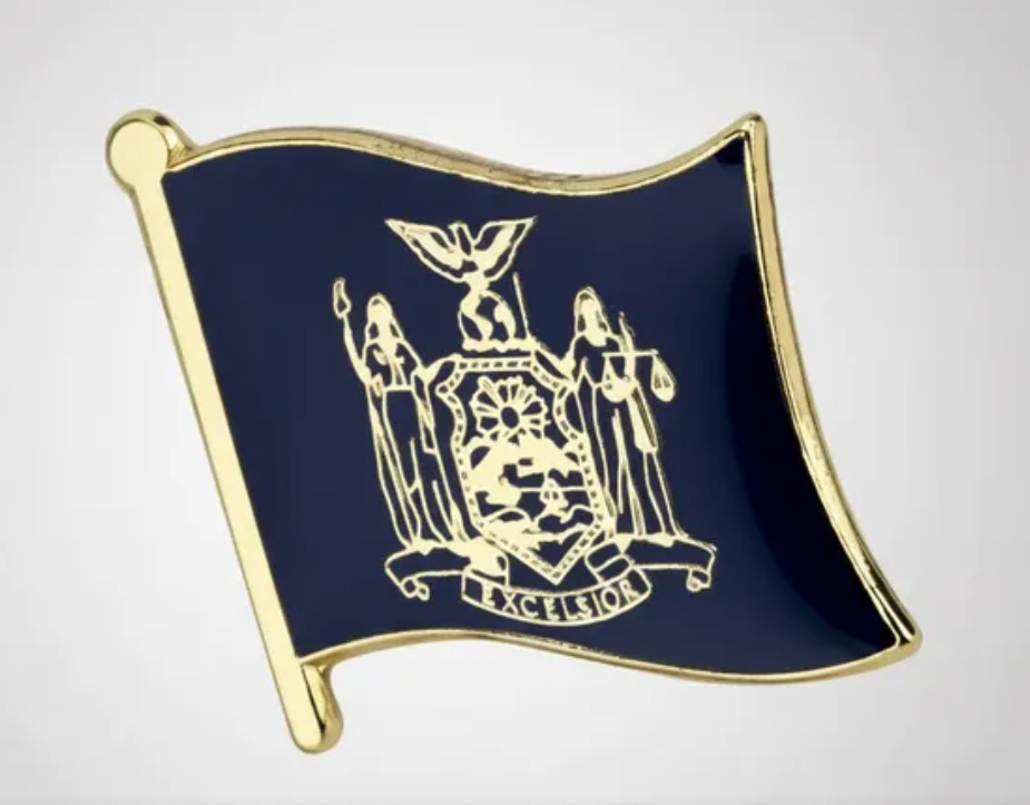 Pin Bandera Nueva York
