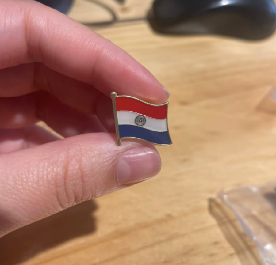 Pin Bandera Paraguay