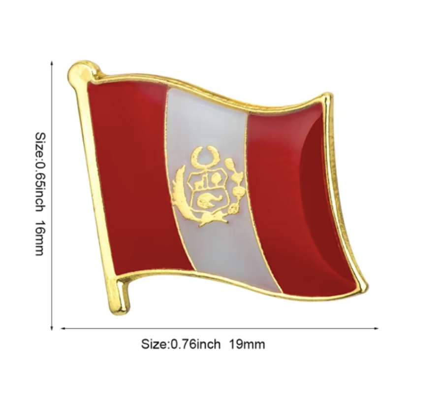 Pin Bandera Peru