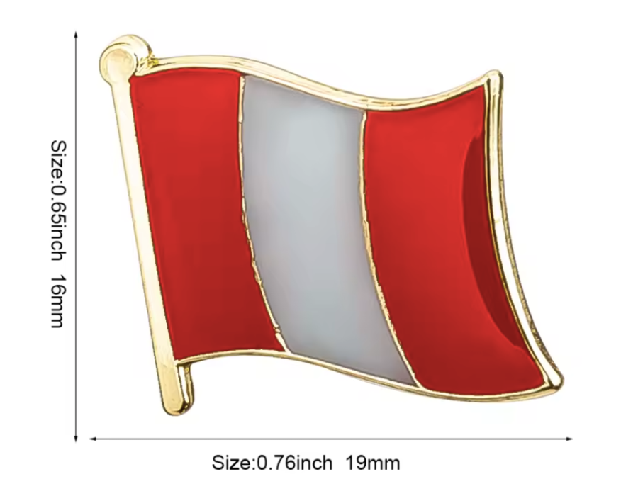 Pin Bandera Peru