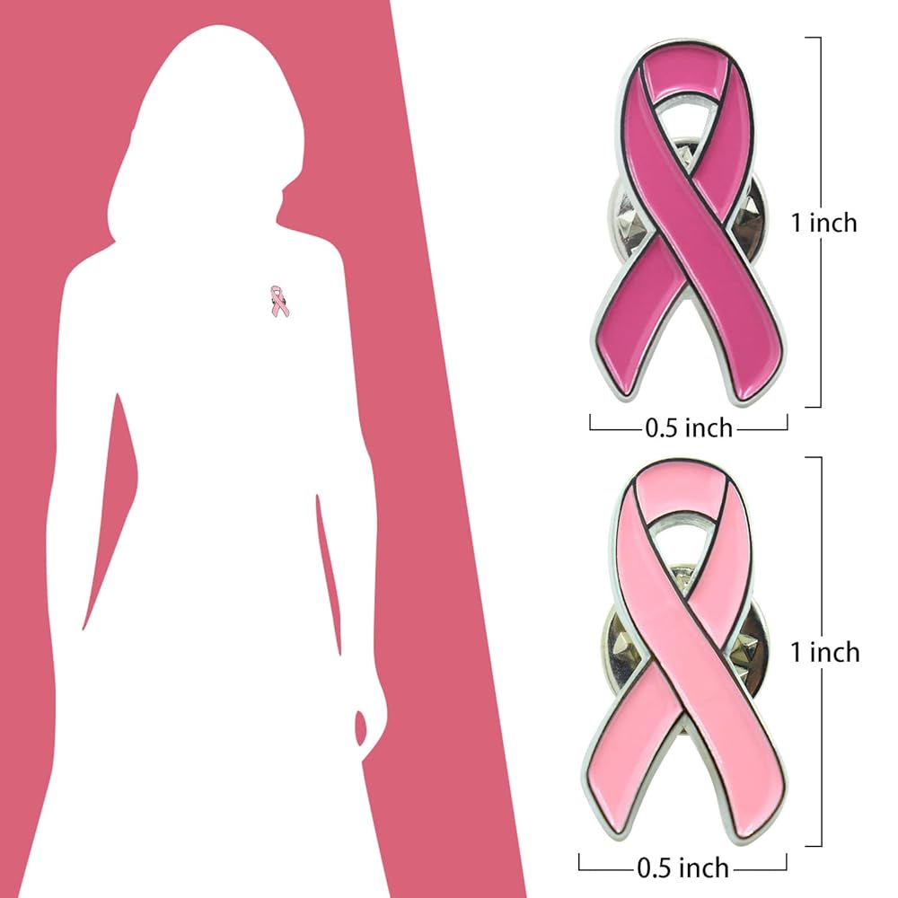 Pin lazo rosa lucha contra el cancer de mama