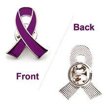 Cargar imagen en el visor de la galería, Pin lazo morado lucha contra la violencia de genero / Alzheimer
