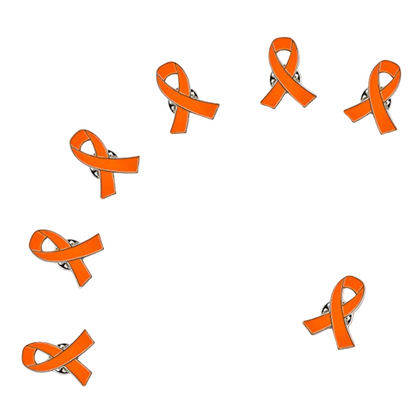 Pin lazo naranja