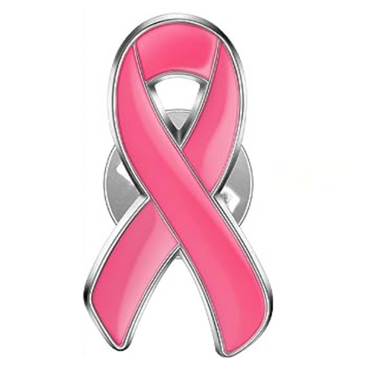 Pin lazo rosa lucha contra el cancer de mama