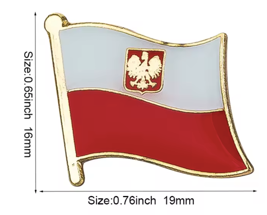 Pin Bandera Polonia