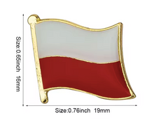 Cargar imagen en el visor de la galería, Pin Bandera Polonia
