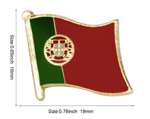 Cargar imagen en el visor de la galería, Pin Bandera Portugal
