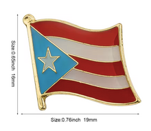 Cargar imagen en el visor de la galería, Pin Bandera Puerto Rico
