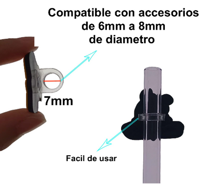 Set 50 decorativos combinados 6mm