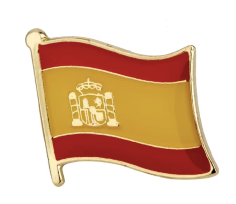 Pin Metalico Broche Bandera España