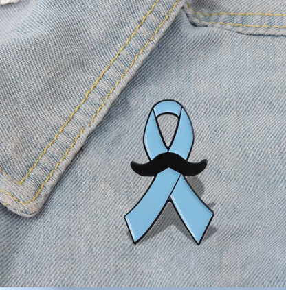 Pin lazo azul cancer de prostata
