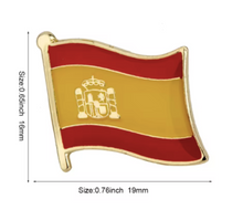 Cargar imagen en el visor de la galería, Pin Metalico Broche Bandera España
