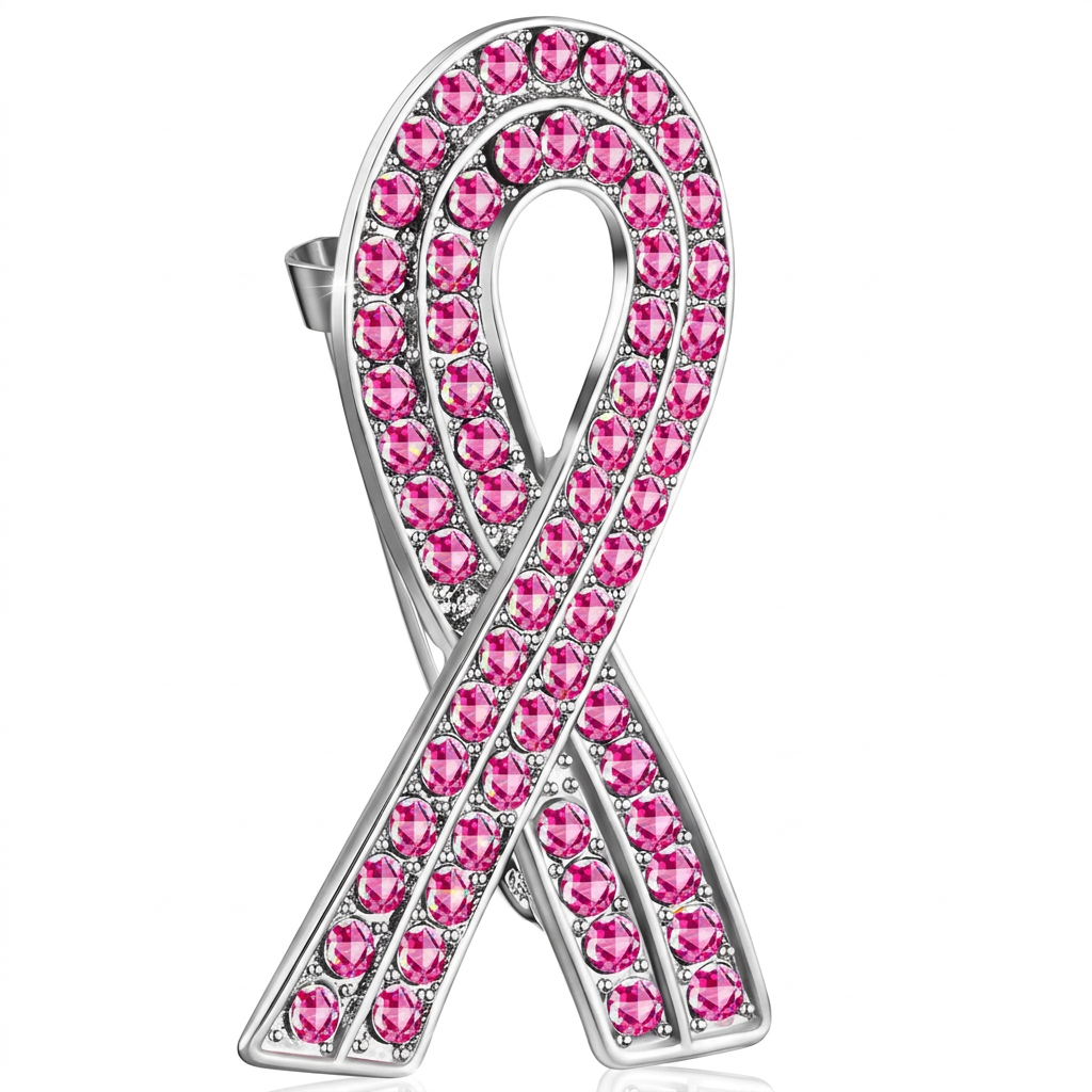 Pin lazo rosa