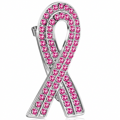 Pin lazo rosa