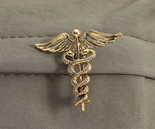 Cargar imagen en el visor de la galería, Pin Caduceo Esculapio
