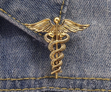 Cargar imagen en el visor de la galería, Pin Caduceo Esculapio
