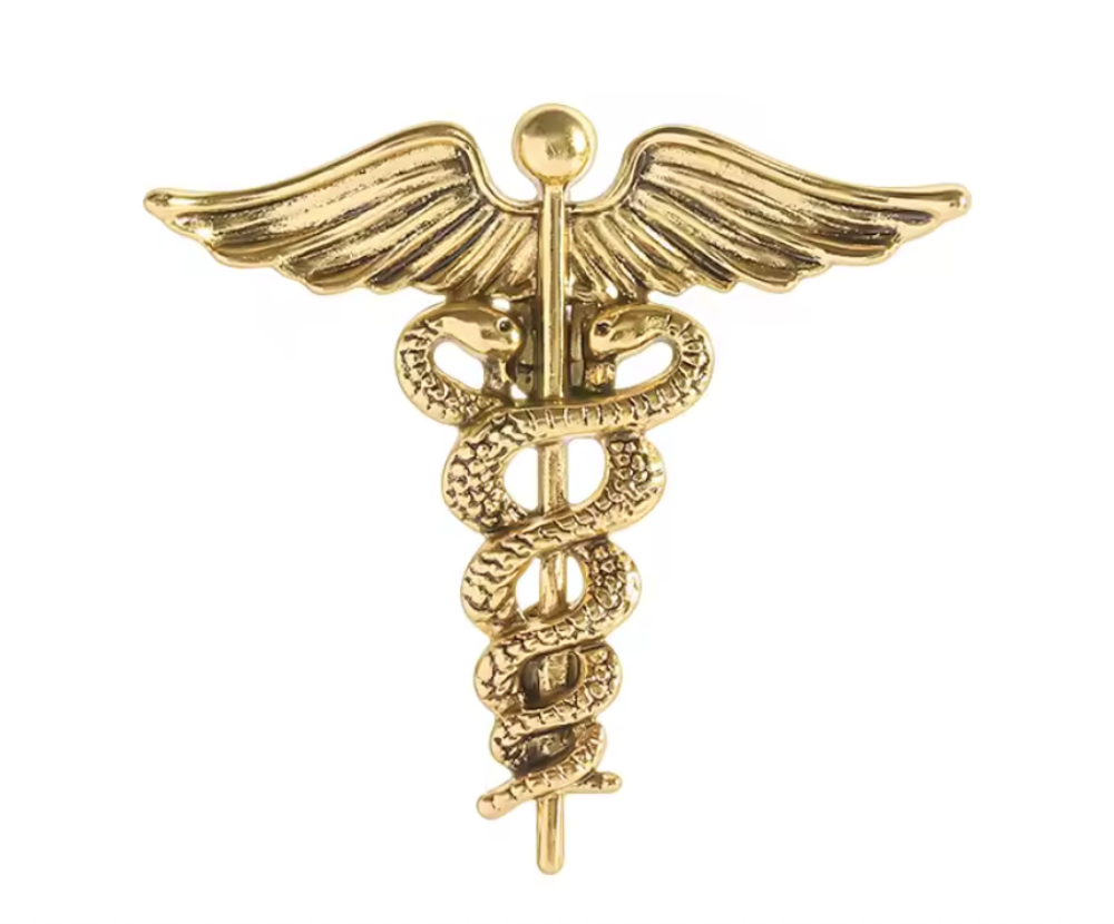 Pin Caduceo Esculapio