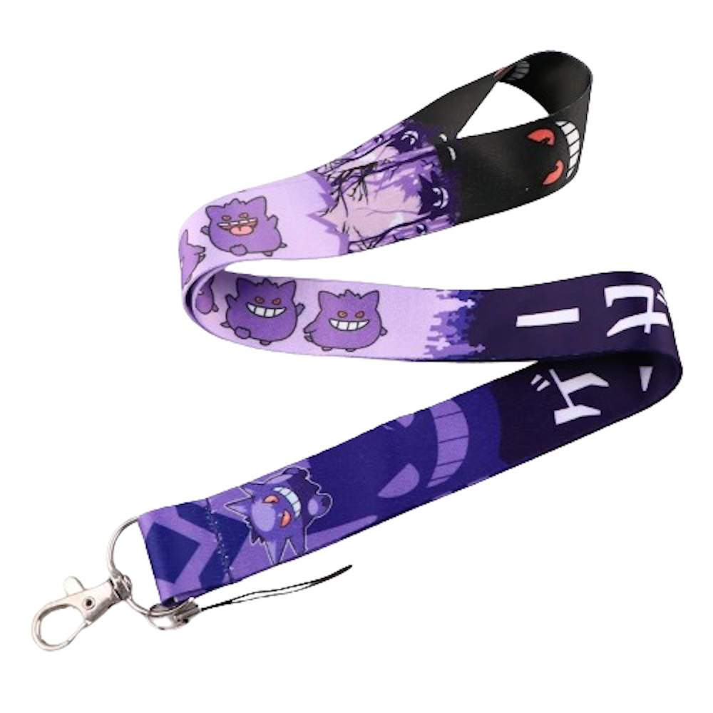Lanyard y Porta credencial Pokemon Gengar