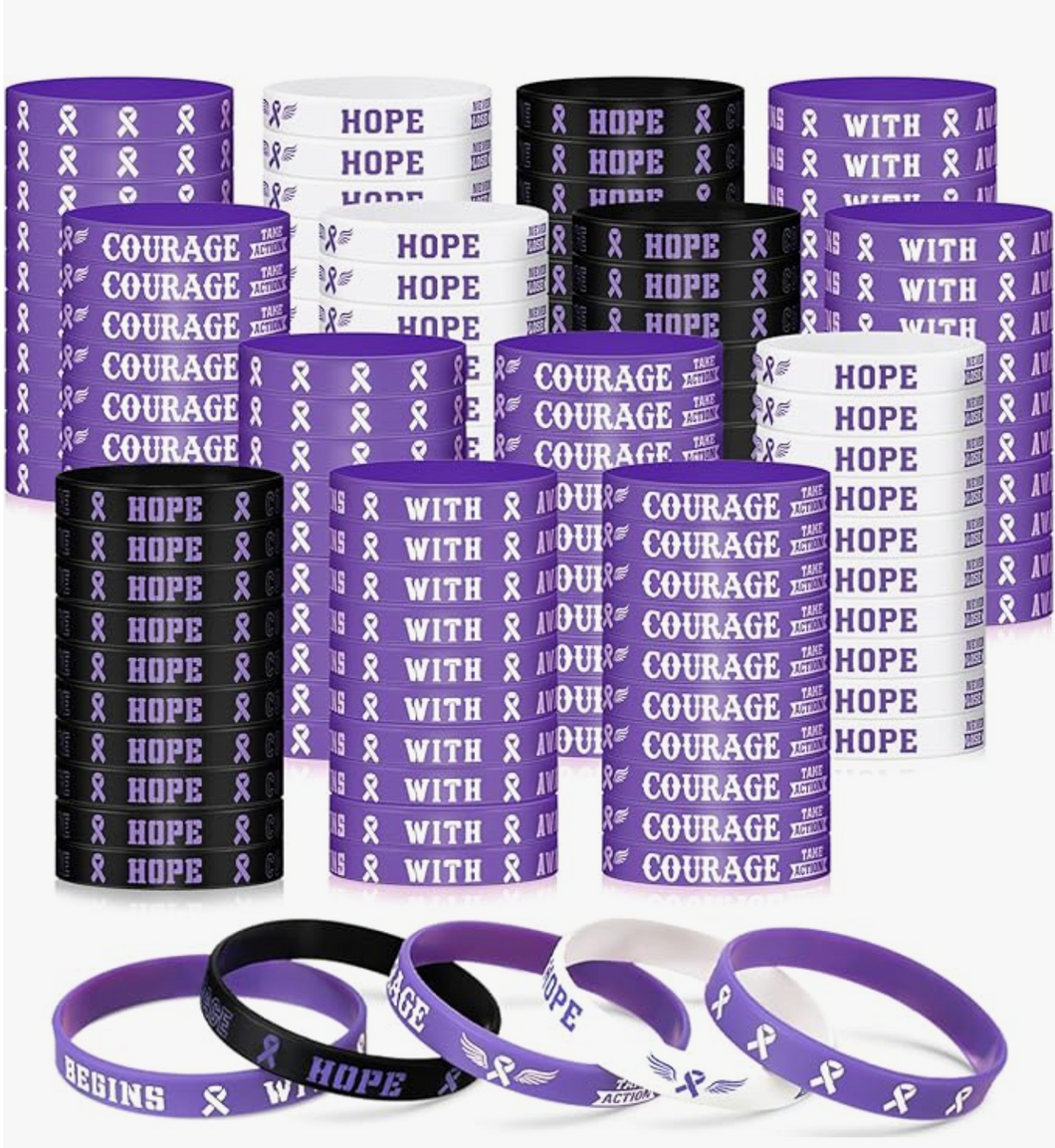 Pulsera Lazo morado