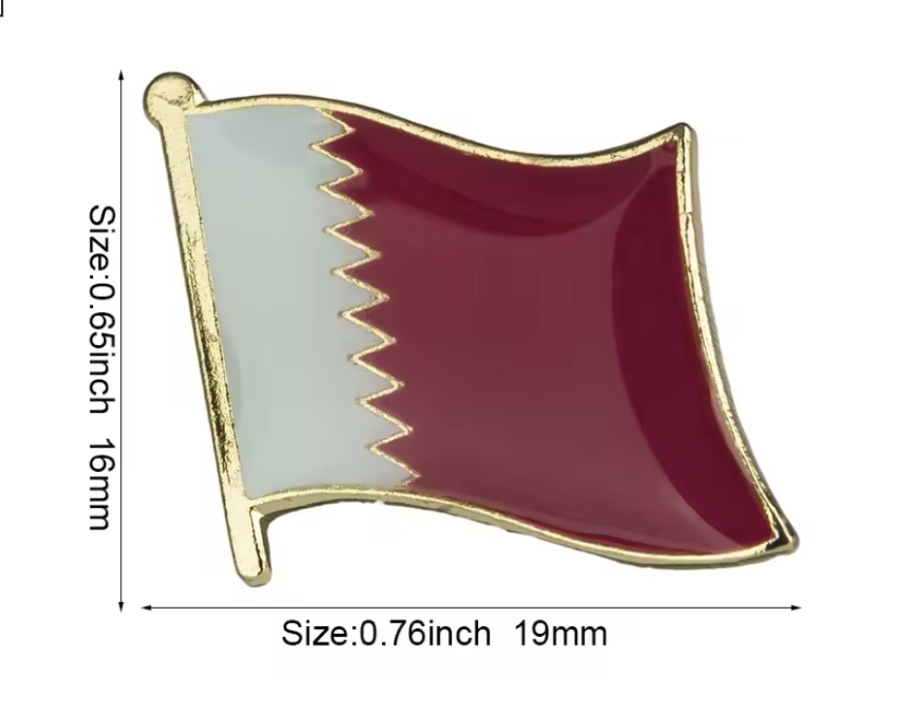 Pin Bandera Qatar