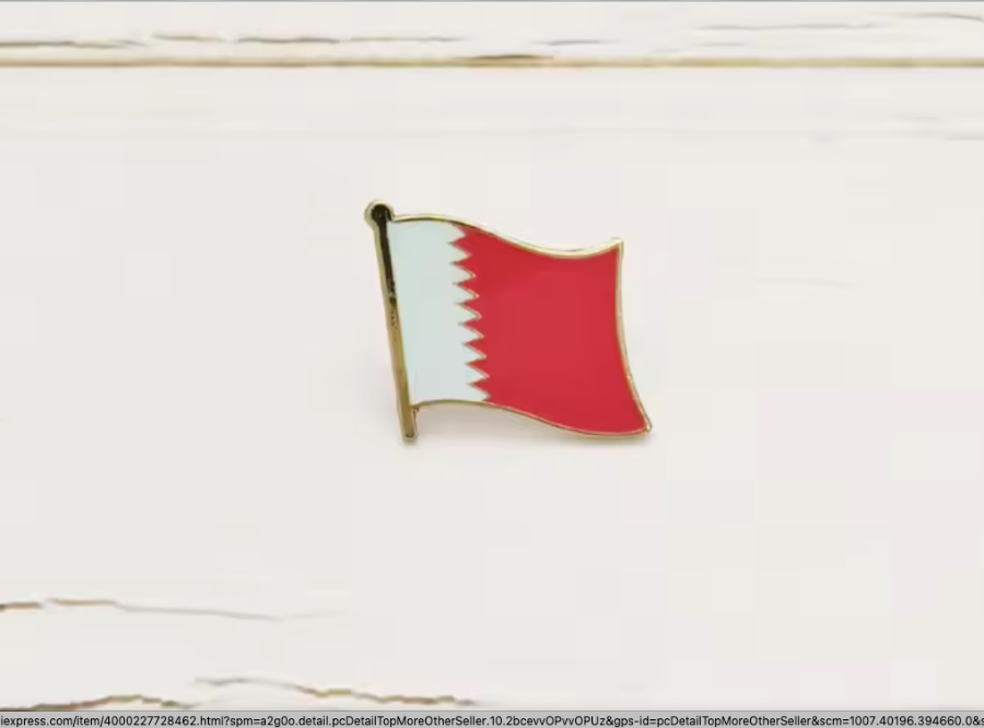 Pin Bandera Qatar