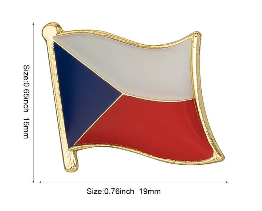 Pin Bandera Republica Checa