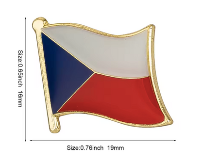 Pin Bandera Republica Checa