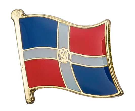 Pin Bandera Republica Dominicana