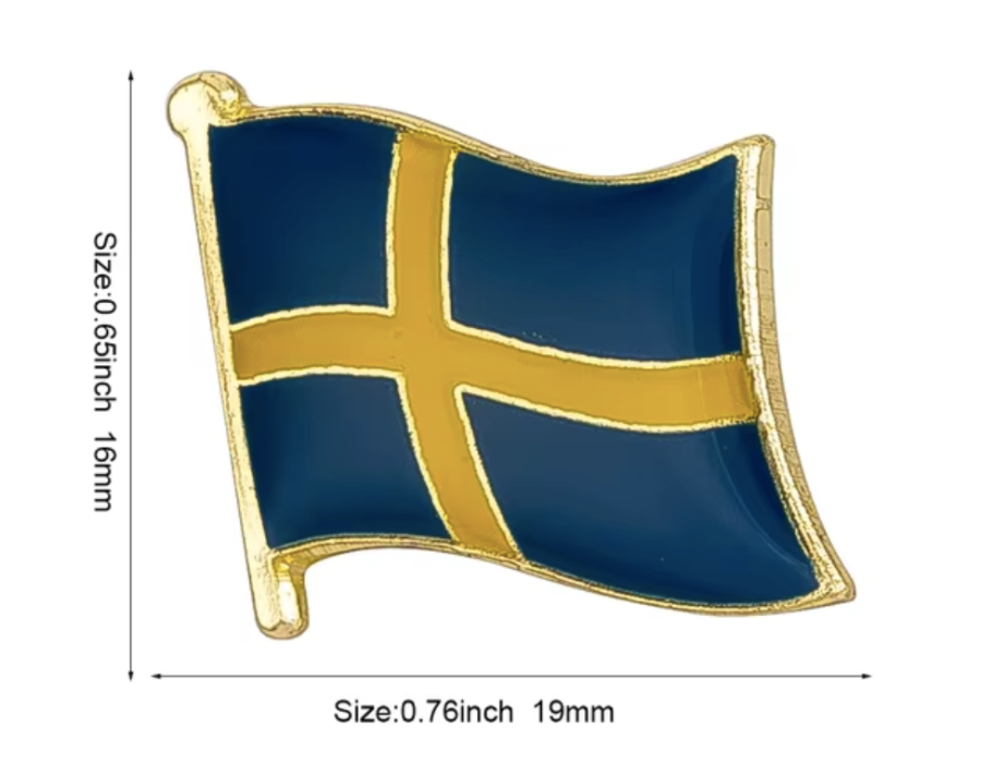 Pin Bandera Suecia
