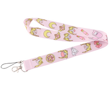 Cargar imagen en el visor de la galería, Lanyard y Porta credencial Sailor Moon
