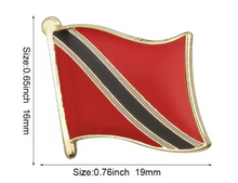 Cargar imagen en el visor de la galería, Pin Bandera Trinidad y Tobago

