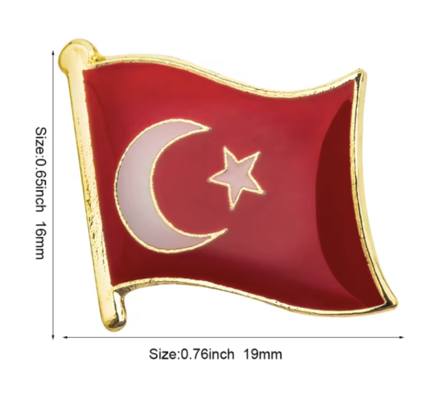 Pin Bandera Turquia