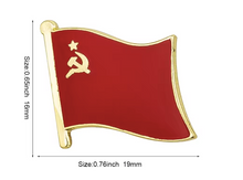 Cargar imagen en el visor de la galería, Pin Bandera URSS
