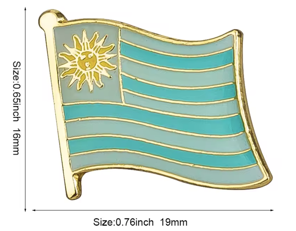 Pin Bandera Uruguay
