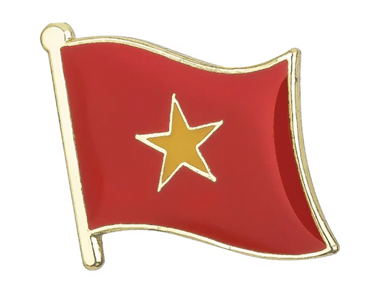 Pin Bandera Vietnam