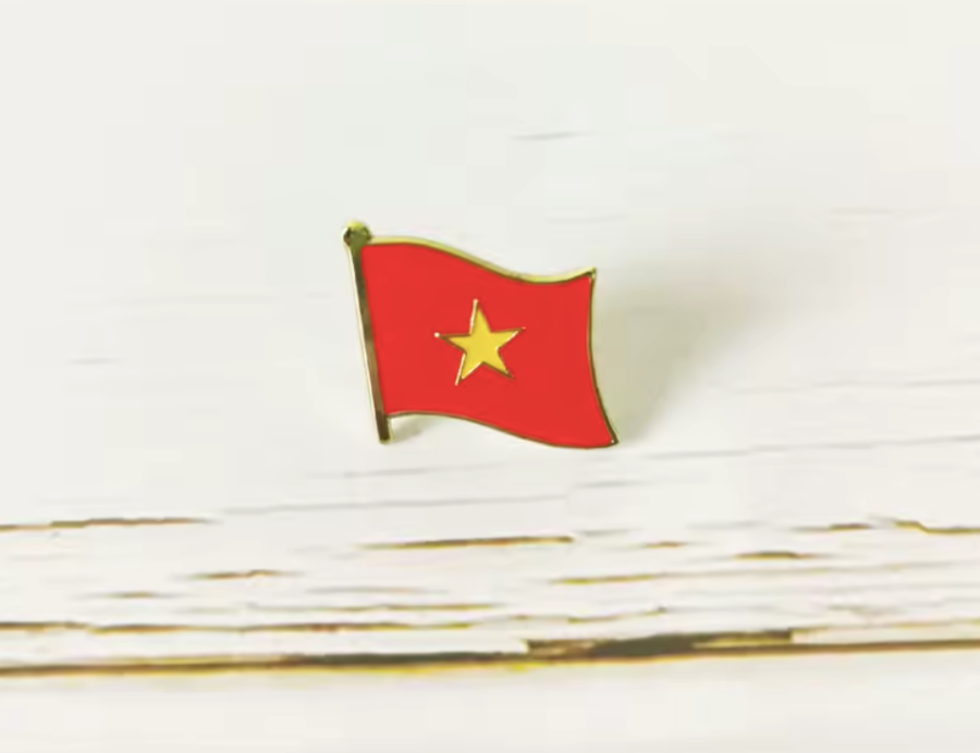 Pin Bandera Vietnam