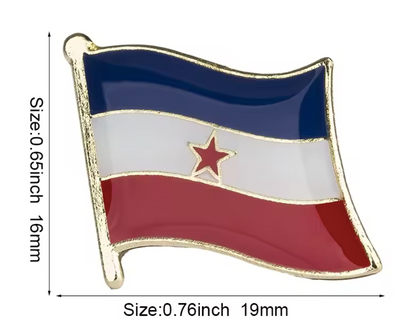 Pin Bandera Yugoslavia