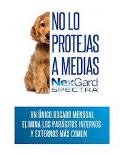 Nexgard Spectra 3 tabletas masticables SPECTRA XL 30-60 kg