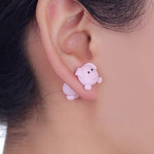 Cargar imagen en el visor de la galería, Aretes Cerdito - Yukawaii
