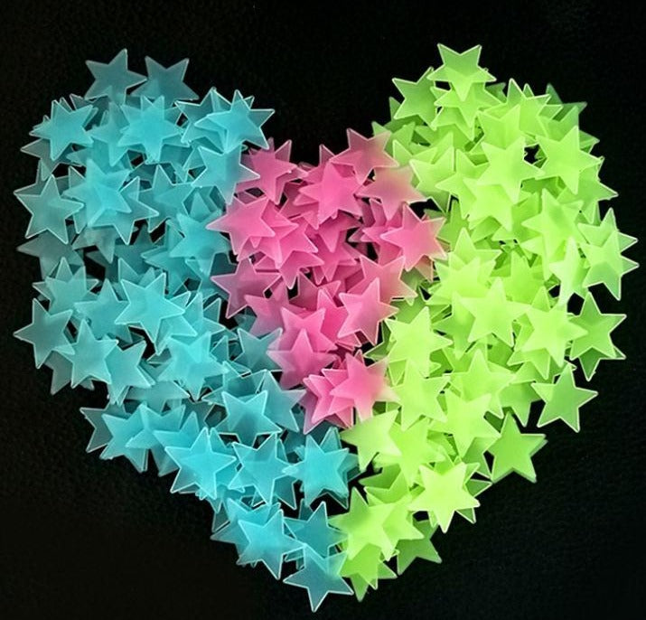 Estrellas Fluorescentes Multicolor
