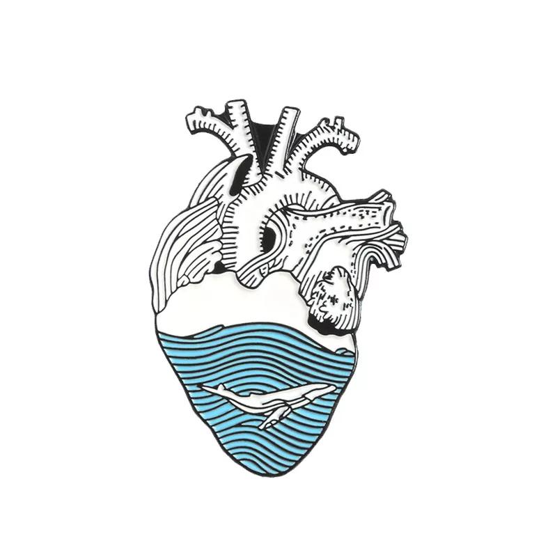 Pin Corazón Delfin