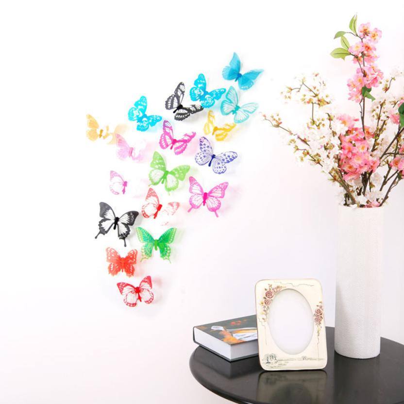 Set de 18 mariposas Decorativas