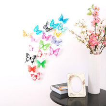 Cargar imagen en el visor de la galería, Set de 18 mariposas Decorativas
