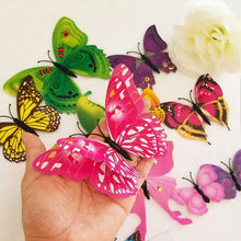 Cargar imagen en el visor de la galería, Set Mariposas Decorativas Doble ala
