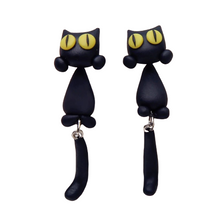 Cargar imagen en el visor de la galería, Aretes Gato - Yukawaii
