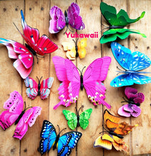 Cargar imagen en el visor de la galería, Set Mariposas Decorativas Doble ala
