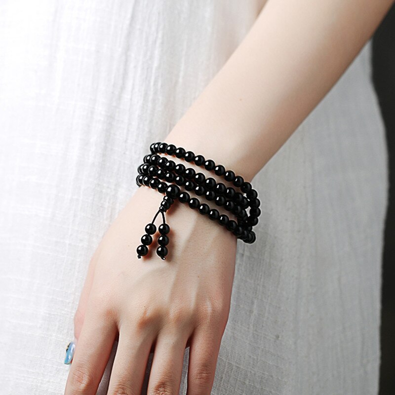 Pulsera / Rosario Budista 6mm