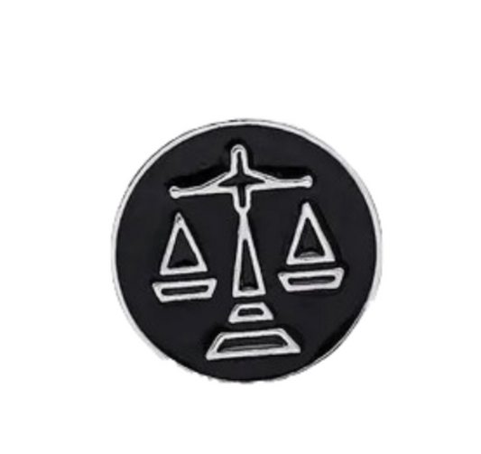 Pin Abogado, leyes, balanza